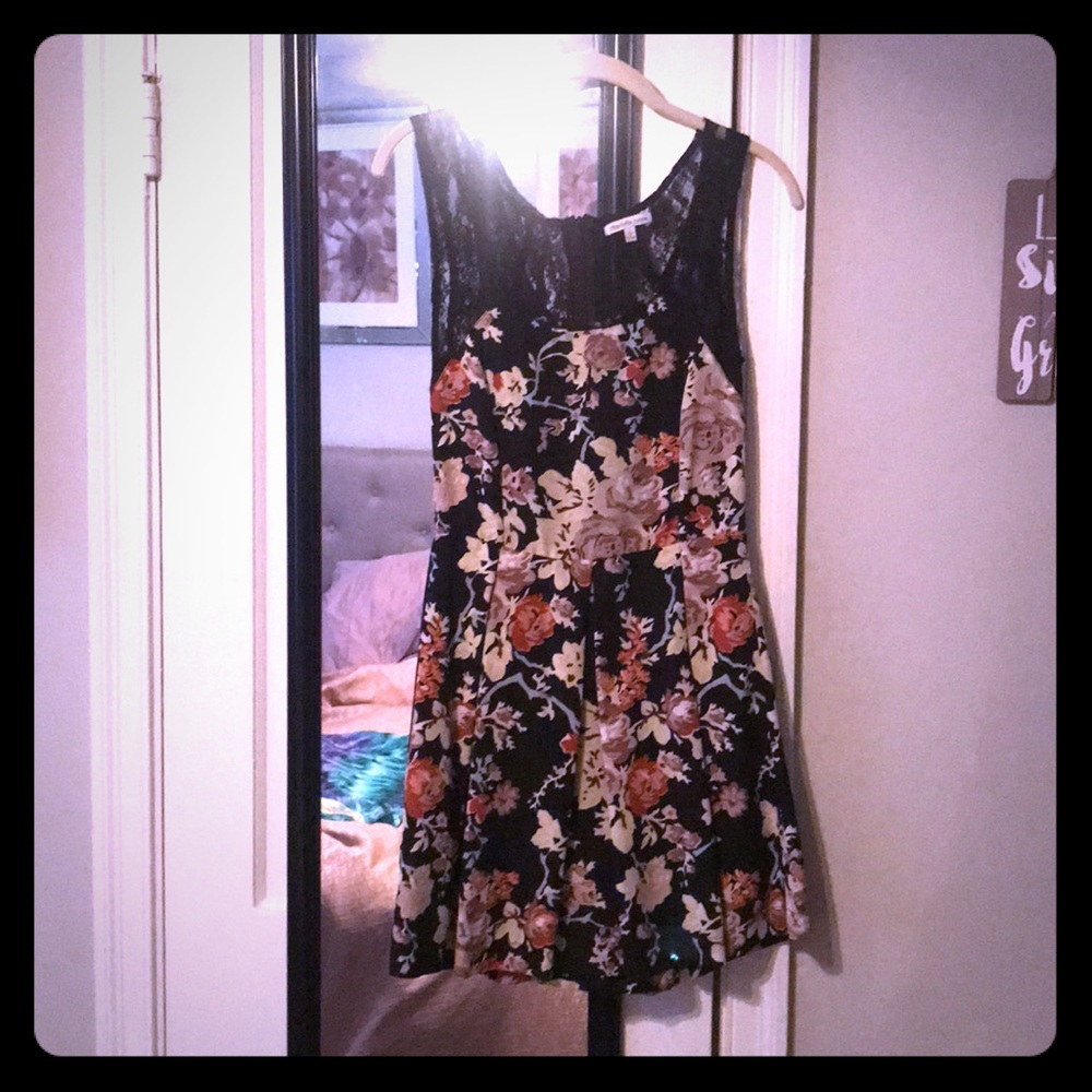 Charlotte Russe floral skater dress